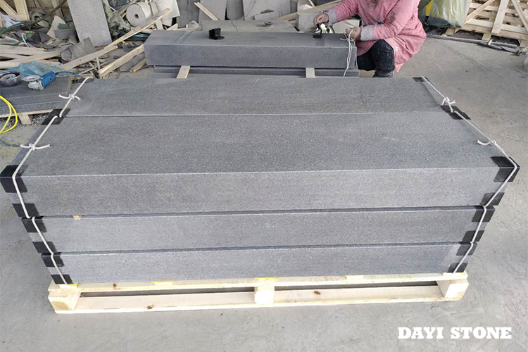 New G684 Natural Black Granite Stone Stairs - Dayi Stone